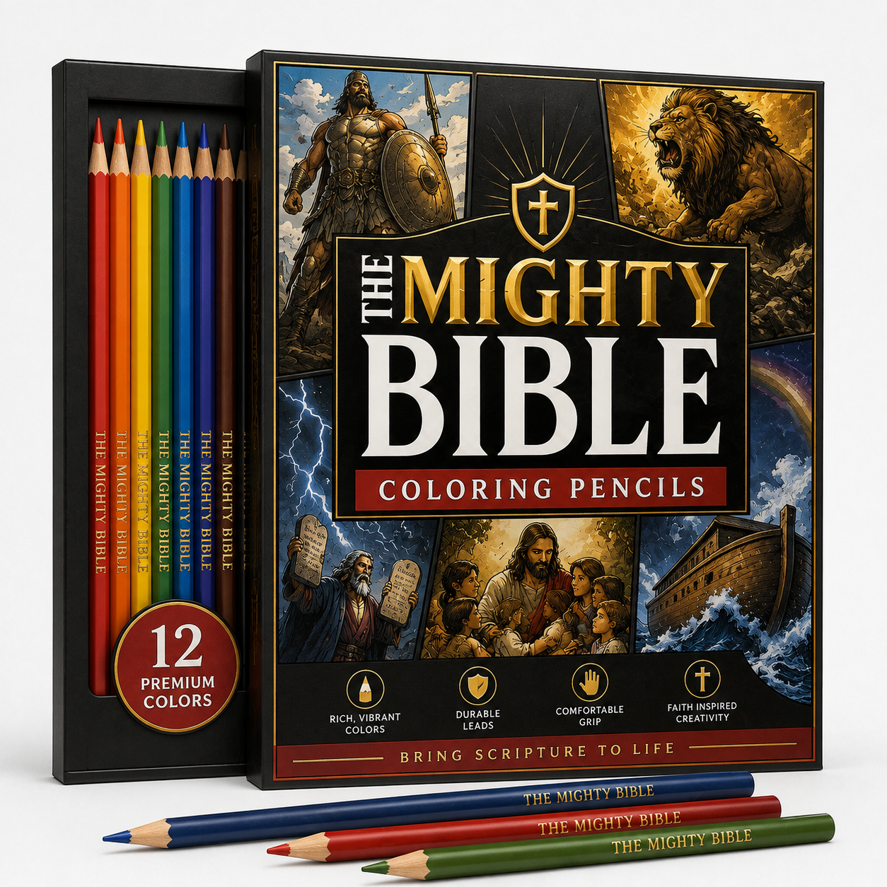 The Mighty Bible Coloring Pencils