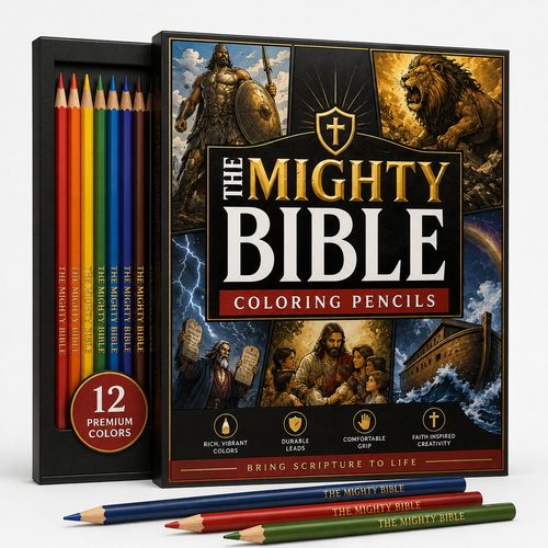 The Mighty Bible Coloring Pencils